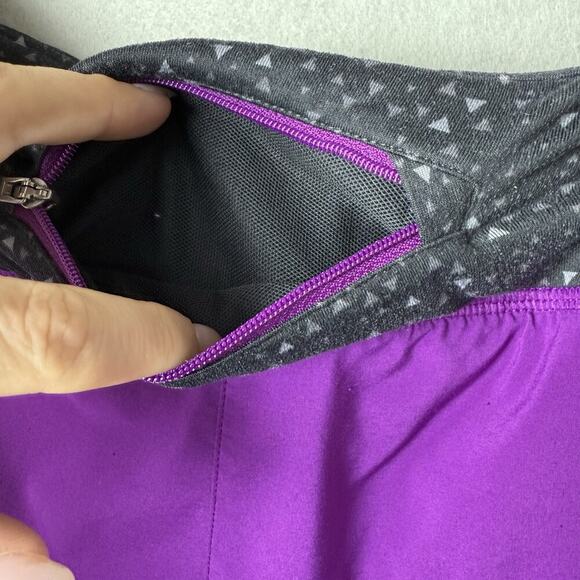 Nike Running Purple Athletic Shorts Elastic Waistband Jogging Workout Gym Size L - Picture 9 of 14